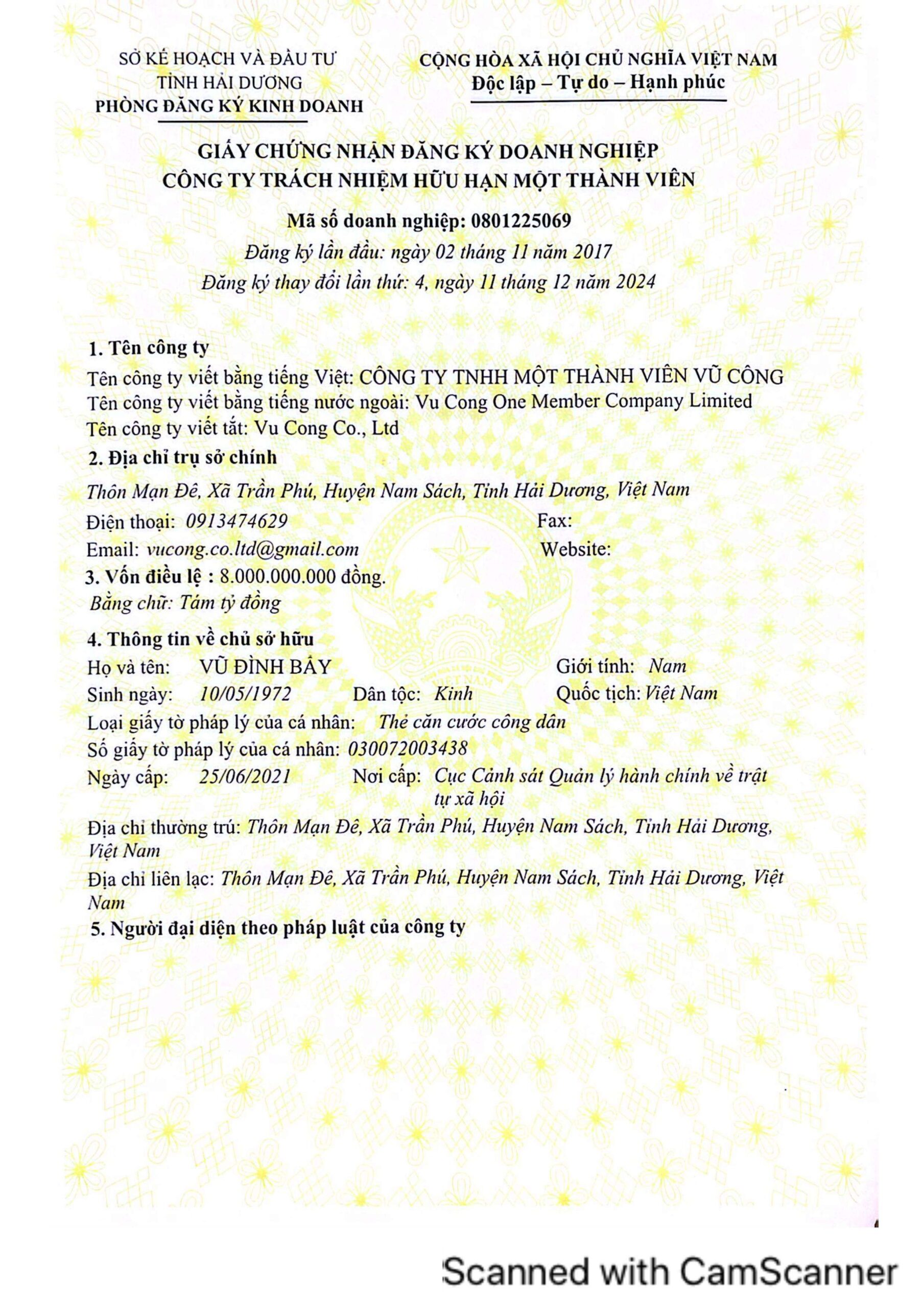 ĐKKD Vũ Công (sửa đổi lần 4)-hình ảnh-0