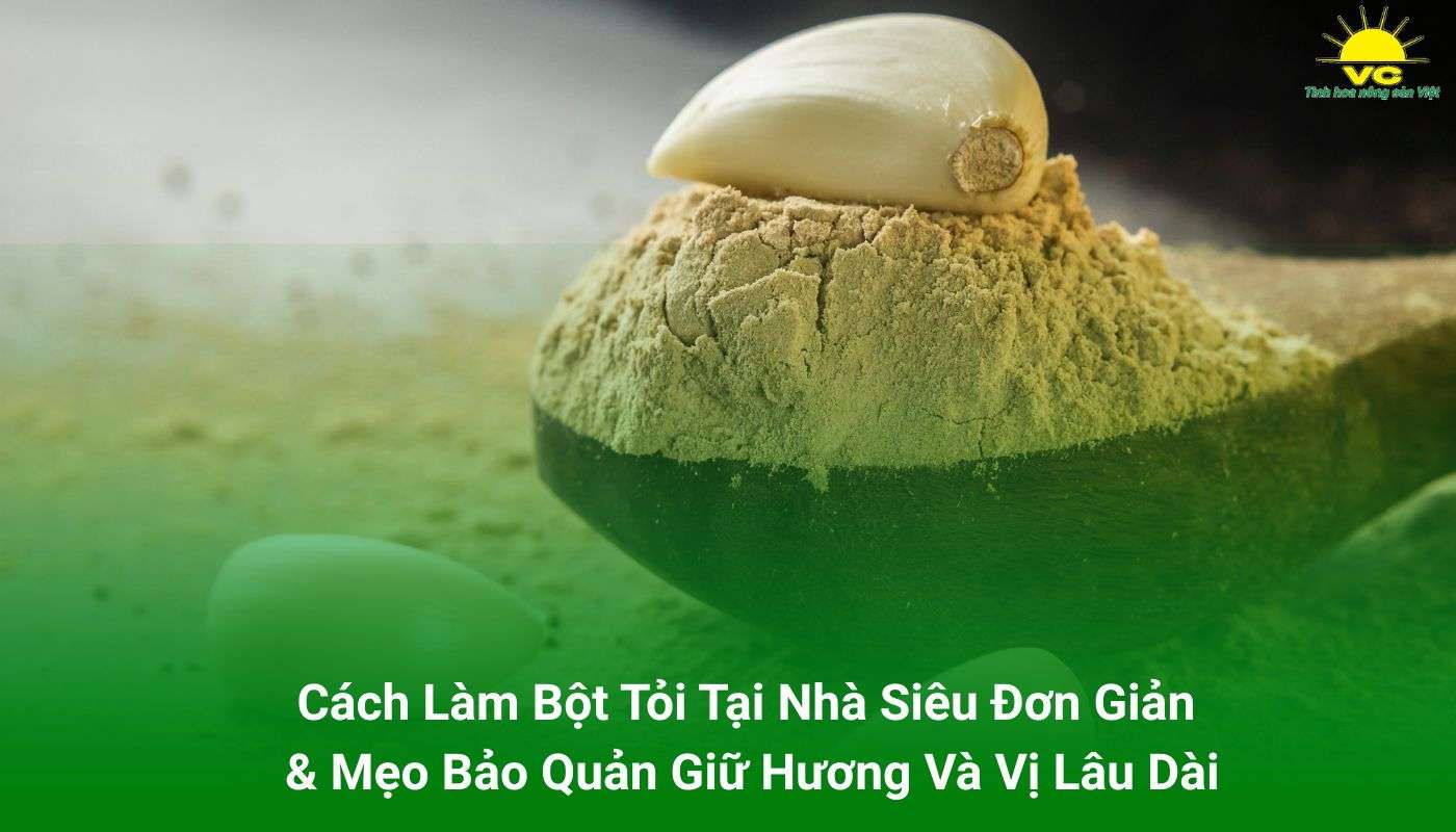 cách làm bột tỏi