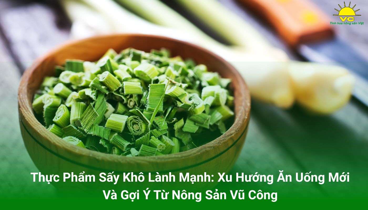 thực phẩm sấy khô lành mạnh