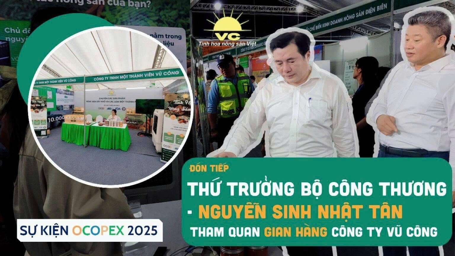 Công ty Vũ Công và dấu ấn nông sản Việt tại VIETNAM OCOPEX 2025