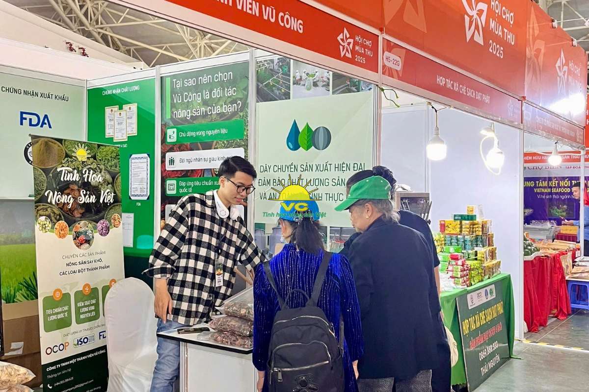 Khi nông sản Việt mang ngôn ngữ toàn cầu – Câu chuyện thương hiệu Vũ Công tại các hội chợ quốc tế