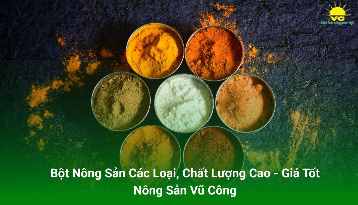 Bột Nông Sản Các Loại, Chất Lượng Cao - Giá Tốt