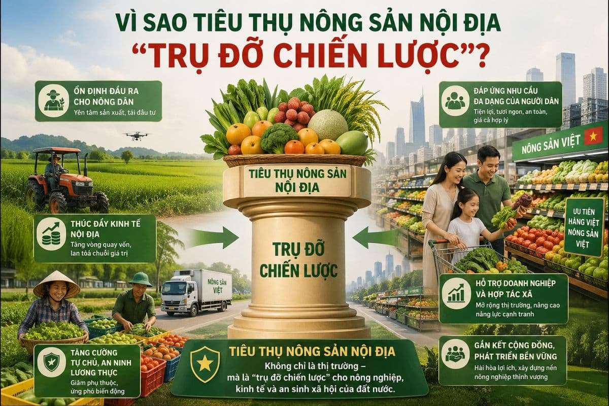Vai trò của nhà máy Vũ Công trong thúc đẩy tiêu thụ nông sản nội địa giữa biến động toàn cầu