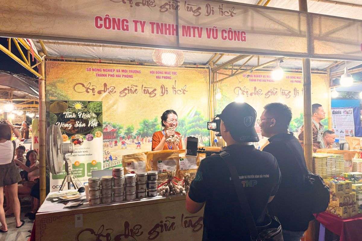 Vũ Công tham gia sự kiện Chợ quê thời Mạc 2026 – Lan tỏa giá trị nông sản Việt từ di sản đến hiện đại