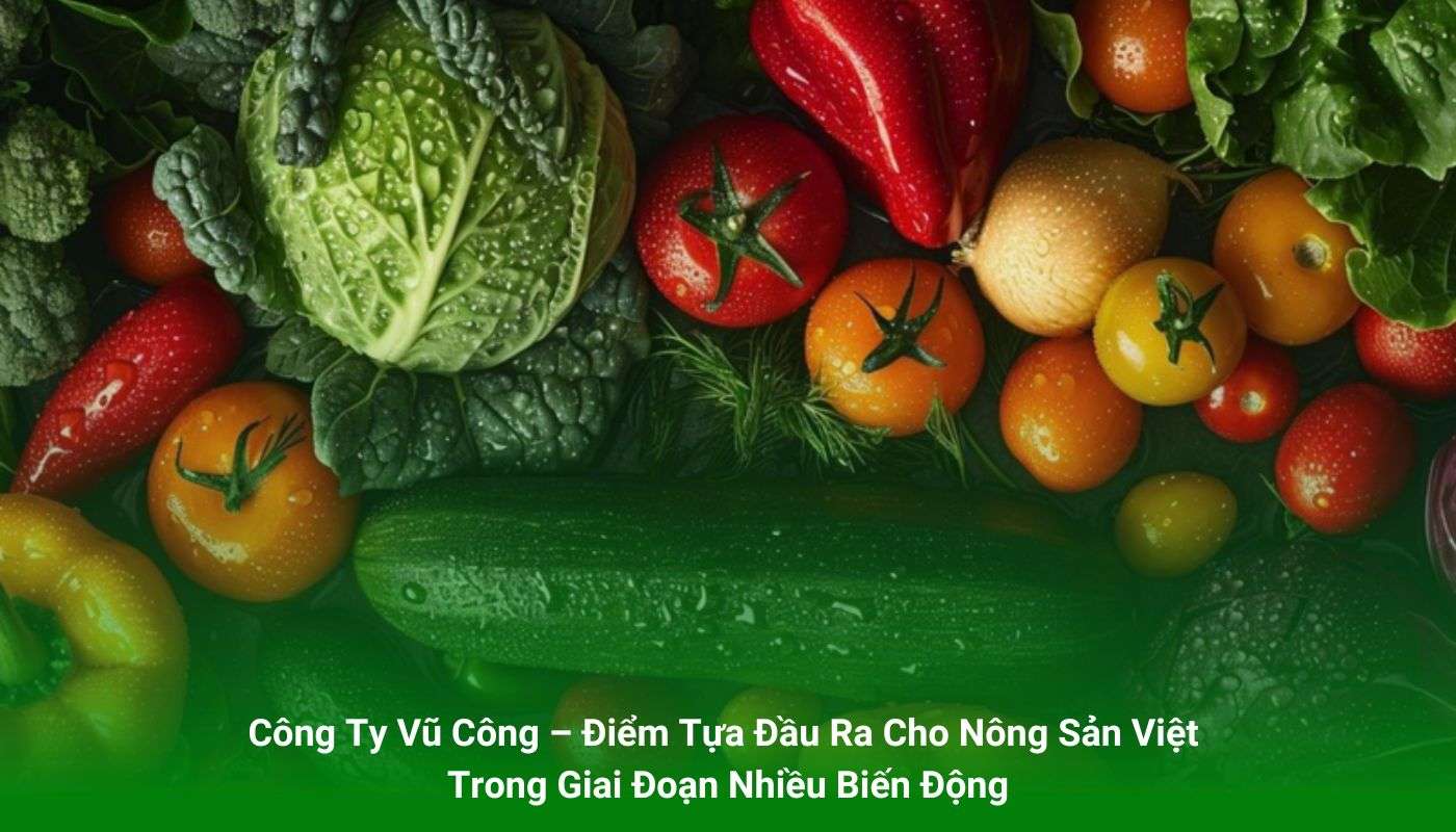 Công Ty Vũ Công – Điểm Tựa Đầu Ra Cho Nông Sản Việt Trong Giai Đoạn Nhiều Biến Động